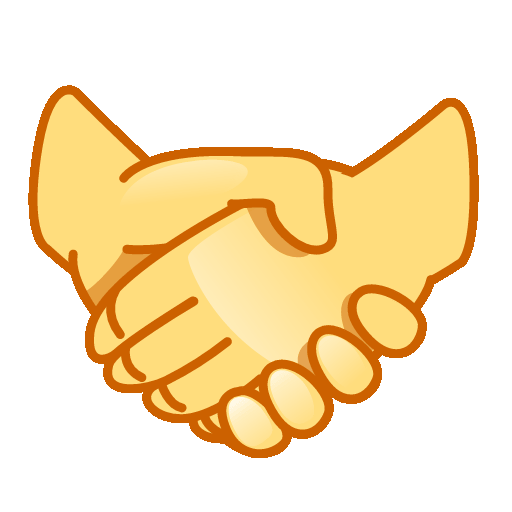 Анимированное рукопожатие - безопасный обмен